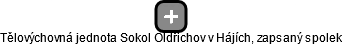 Tělovýchovná jednota Sokol Oldřichov v Hájích, zapsaný spolek - náhled vizuálního zobrazení vztahů obchodního rejstříku