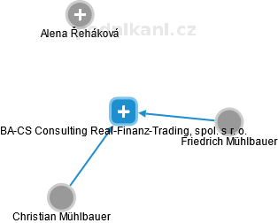BA-CS Consulting Real-Finanz-Trading, spol. s r. o. - náhled vizuálního zobrazení vztahů obchodního rejstříku