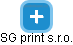 SG print s.r.o. - náhled vizuálního zobrazení vztahů obchodního rejstříku