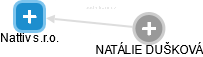 Nattiv s.r.o. - náhled vizuálního zobrazení vztahů obchodního rejstříku