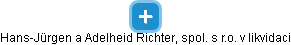 Hans-Jürgen a Adelheid Richter, spol. s r.o. v likvidaci - náhled vizuálního zobrazení vztahů obchodního rejstříku