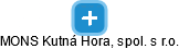 MONS Kutná Hora, spol. s r.o. - náhled vizuálního zobrazení vztahů obchodního rejstříku