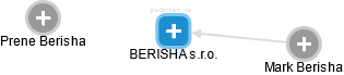 BERISHA s.r.o. - náhled vizuálního zobrazení vztahů obchodního rejstříku