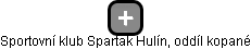 Sportovní klub Spartak Hulín, oddíl kopané - náhled vizuálního zobrazení vztahů obchodního rejstříku