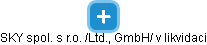 SKY spol. s r.o. /Ltd., GmbH/ v likvidaci - náhled vizuálního zobrazení vztahů obchodního rejstříku