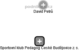 Sportovní klub Pedagog České Budějovice z. s. - náhled vizuálního zobrazení vztahů obchodního rejstříku