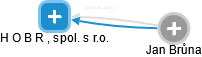 H O B R , spol. s r.o. - náhled vizuálního zobrazení vztahů obchodního rejstříku