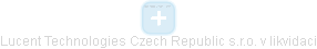 Lucent Technologies Czech Republic s.r.o. v likvidaci - náhled vizuálního zobrazení vztahů obchodního rejstříku
