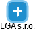 LGA s.r.o. - náhled vizuálního zobrazení vztahů obchodního rejstříku