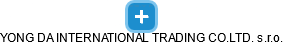 YONG DA INTERNATIONAL TRADING CO.LTD. s.r.o. - náhled vizuálního zobrazení vztahů obchodního rejstříku