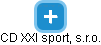 CD XXI sport, s.r.o. - náhled vizuálního zobrazení vztahů obchodního rejstříku