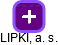 LIPKI, a. s. - náhled vizuálního zobrazení vztahů obchodního rejstříku