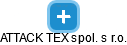 ATTACK TEX spol. s r.o. - náhled vizuálního zobrazení vztahů obchodního rejstříku