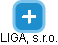LIGA, s.r.o. - náhled vizuálního zobrazení vztahů obchodního rejstříku