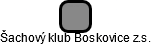 Šachový klub Boskovice z.s. - náhled vizuálního zobrazení vztahů obchodního rejstříku