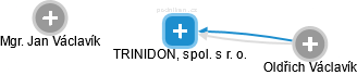 TRINIDON, spol. s r. o. - náhled vizuálního zobrazení vztahů obchodního rejstříku