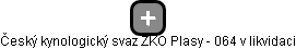 Český kynologický svaz ZKO Plasy - 064 v likvidaci - náhled vizuálního zobrazení vztahů obchodního rejstříku