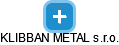 KLIBBAN METAL s.r.o. - náhled vizuálního zobrazení vztahů obchodního rejstříku