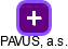 PAVUS, a.s. - náhled vizuálního zobrazení vztahů obchodního rejstříku