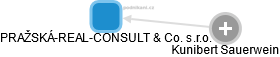 PRAŽSKÁ-REAL-CONSULT & Co. s.r.o. - náhled vizuálního zobrazení vztahů obchodního rejstříku