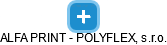 ALFA PRINT - POLYFLEX, s.r.o. - náhled vizuálního zobrazení vztahů obchodního rejstříku