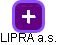 LIPRA a.s. - náhled vizuálního zobrazení vztahů obchodního rejstříku