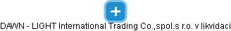 DAWN - LIGHT International Trading Co.,spol.s r.o. v likvidaci - náhled vizuálního zobrazení vztahů obchodního rejstříku