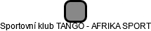 Sportovní klub TANGO - AFRIKA SPORT - náhled vizuálního zobrazení vztahů obchodního rejstříku