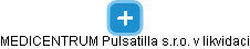 MEDICENTRUM Pulsatilla s.r.o. v likvidaci - náhled vizuálního zobrazení vztahů obchodního rejstříku
