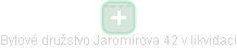 Bytové družstvo Jaromírova 42 v likvidaci - náhled vizuálního zobrazení vztahů obchodního rejstříku