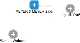 MEYER & MEYER s.r.o. - náhled vizuálního zobrazení vztahů obchodního rejstříku