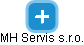 MH Servis s.r.o. - náhled vizuálního zobrazení vztahů obchodního rejstříku