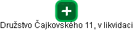 Družstvo Čajkovského 11, v likvidaci - náhled vizuálního zobrazení vztahů obchodního rejstříku