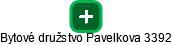 Bytové družstvo Pavelkova 3392 - náhled vizuálního zobrazení vztahů obchodního rejstříku