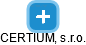 CERTIUM, s.r.o. - náhled vizuálního zobrazení vztahů obchodního rejstříku