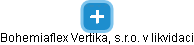 Bohemiaflex Vertika, s.r.o. v likvidaci - náhled vizuálního zobrazení vztahů obchodního rejstříku