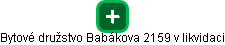 Bytové družstvo Babákova 2159 v likvidaci - náhled vizuálního zobrazení vztahů obchodního rejstříku