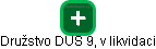Družstvo DUS 9, v likvidaci - náhled vizuálního zobrazení vztahů obchodního rejstříku