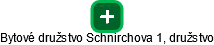 Bytové družstvo Schnirchova 1, družstvo - náhled vizuálního zobrazení vztahů obchodního rejstříku