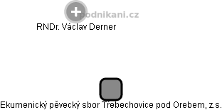 Ekumenický pěvecký sbor Třebechovice pod Orebem, z.s. - náhled vizuálního zobrazení vztahů obchodního rejstříku