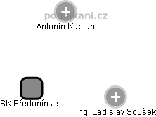 SK Předonín z.s. - náhled vizuálního zobrazení vztahů obchodního rejstříku