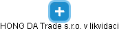 HONG DA Trade s.r.o. v likvidaci - náhled vizuálního zobrazení vztahů obchodního rejstříku