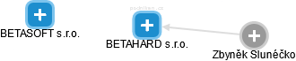 BETAHARD s.r.o. - náhled vizuálního zobrazení vztahů obchodního rejstříku