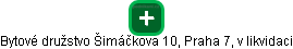 Bytové družstvo Šimáčkova 10, Praha 7, v likvidaci - náhled vizuálního zobrazení vztahů obchodního rejstříku