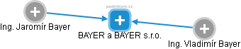 BAYER a BAYER s.r.o. - náhled vizuálního zobrazení vztahů obchodního rejstříku