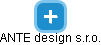 ANTE design s.r.o. - náhled vizuálního zobrazení vztahů obchodního rejstříku