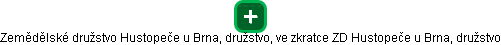 Zemědělské družstvo Hustopeče u Brna, družstvo, ve zkratce ZD Hustopeče u Brna, družstvo - náhled vizuálního zobrazení vztahů obchodního rejstříku