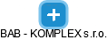 BAB - KOMPLEX s.r.o. - náhled vizuálního zobrazení vztahů obchodního rejstříku