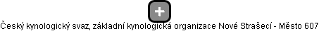 Český kynologický svaz, základní kynologická organizace Nové Strašecí - Město 607 - náhled vizuálního zobrazení vztahů obchodního rejstříku