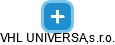 VHL UNIVERSAL,s.r.o. - náhled vizuálního zobrazení vztahů obchodního rejstříku